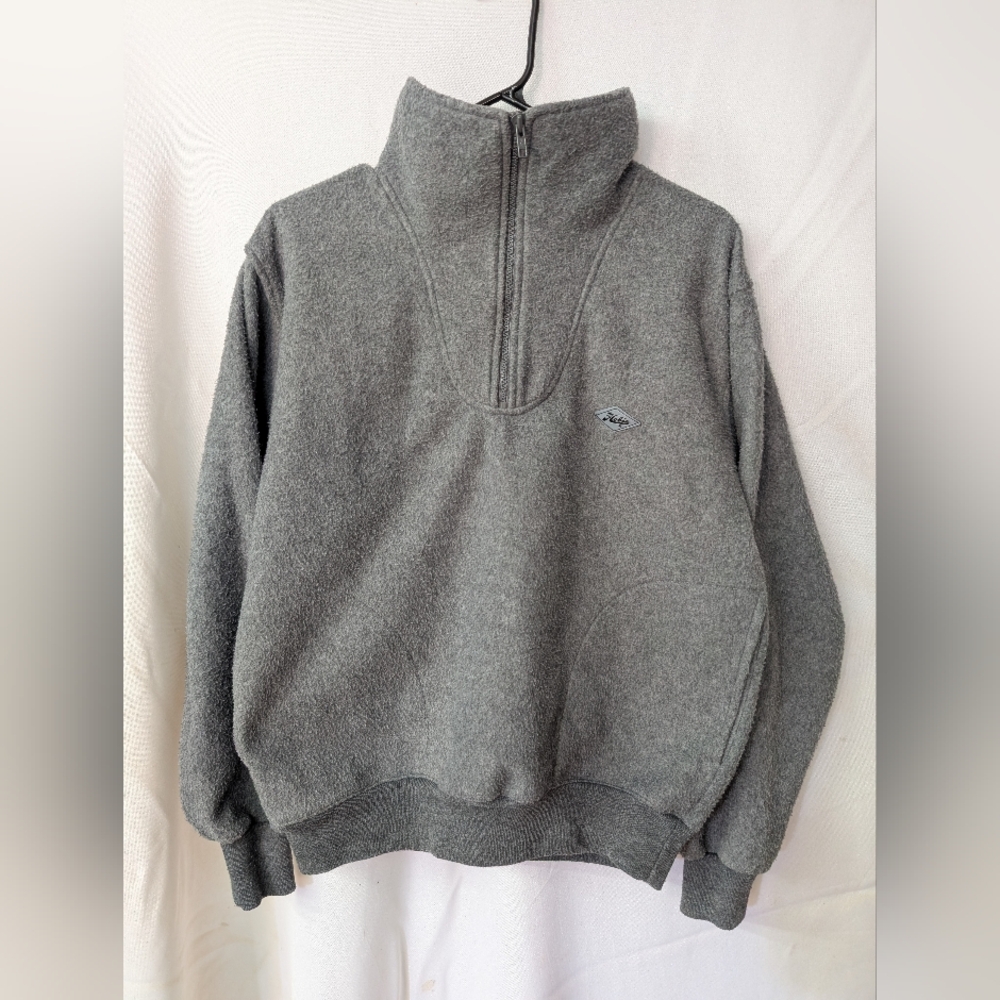 Vintage 80s Hobie 1/4 Zip Fleece Jacket Men's Large